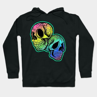 day of the dead skulls Hoodie